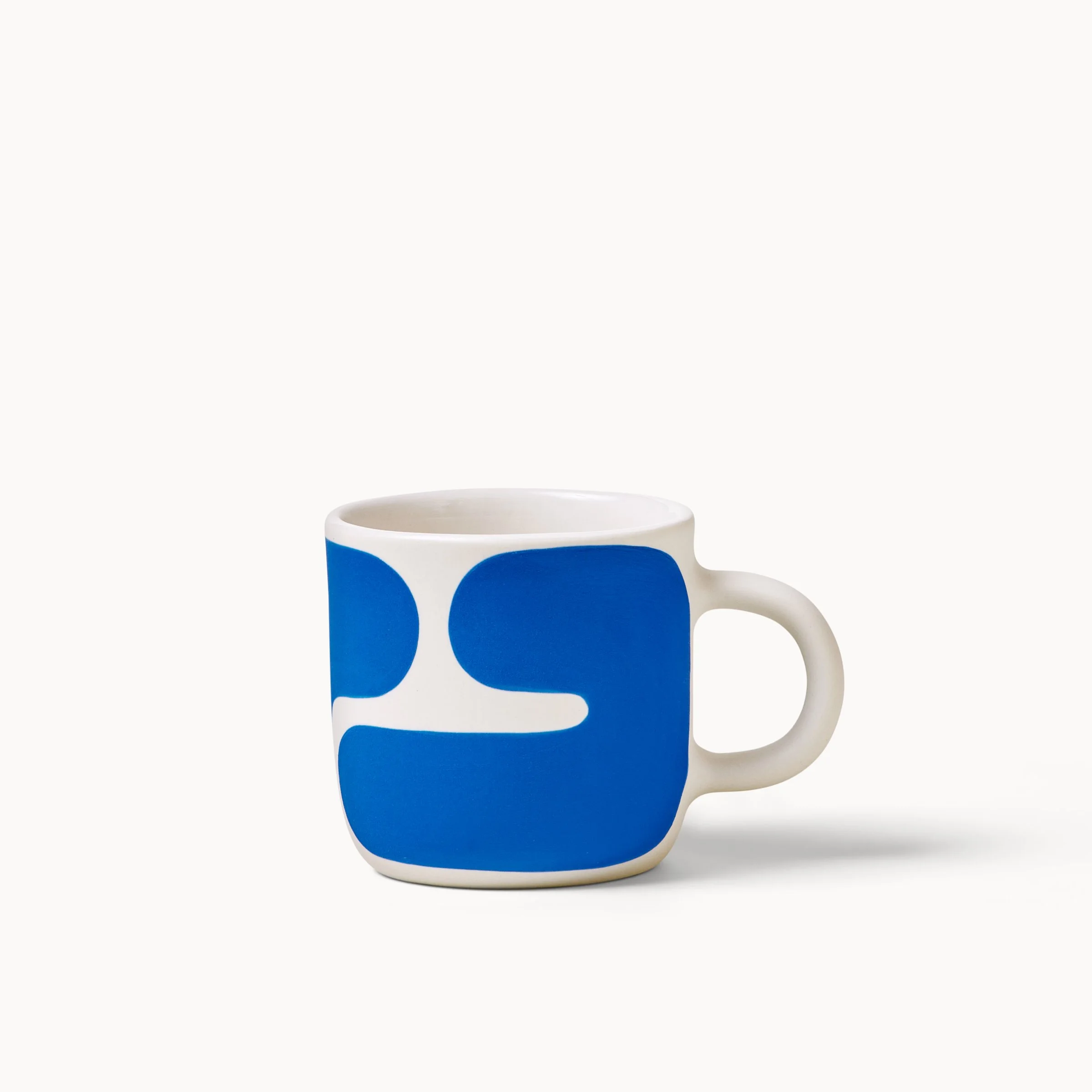 Cobalt Color Block Mug — Franca NYC